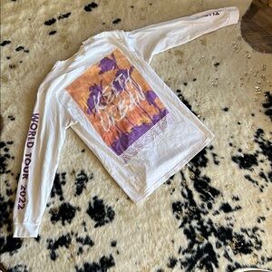 White Long Sleeve Graphic Tee